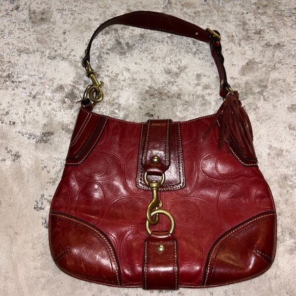 Coach Bags Coach Vintage Shoulder Bag With Classic Print Poshmark